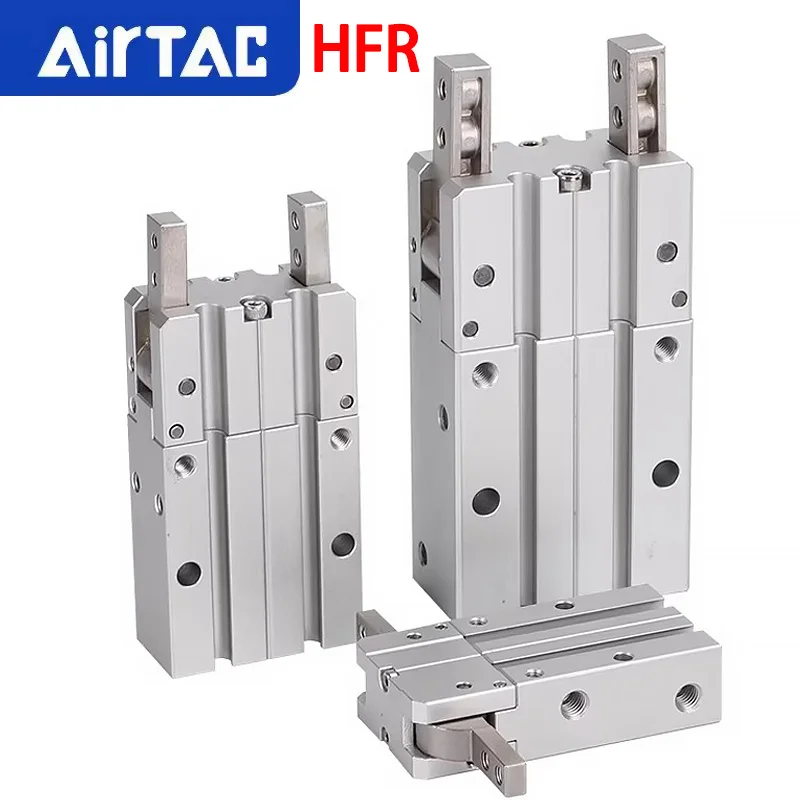 AirTAC  HFR Finger Pneumatic Cylinder 180 Degree Open Or Closed Type Air Gripper HFR10 HFR16 HFR20 HFR25 HFR32 Through-hole N