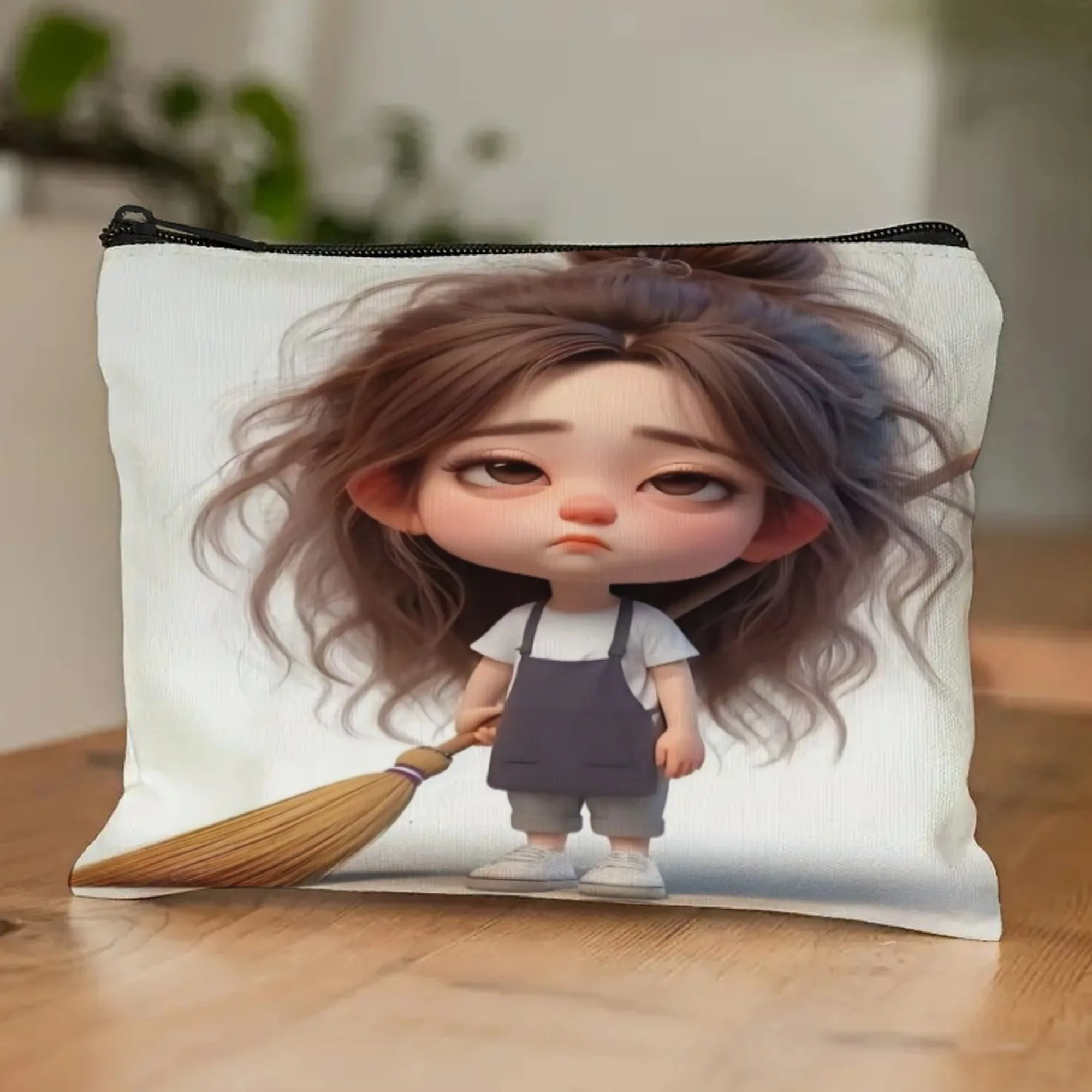 حقيبة مكياج فاخرة بسحاب للفتيات تتجسى على الأرض، سعة كبيرة لتنظيم مستحضرات التجميل، حقيبة أدوات الزينة للسفر للنساء والفتيات #5