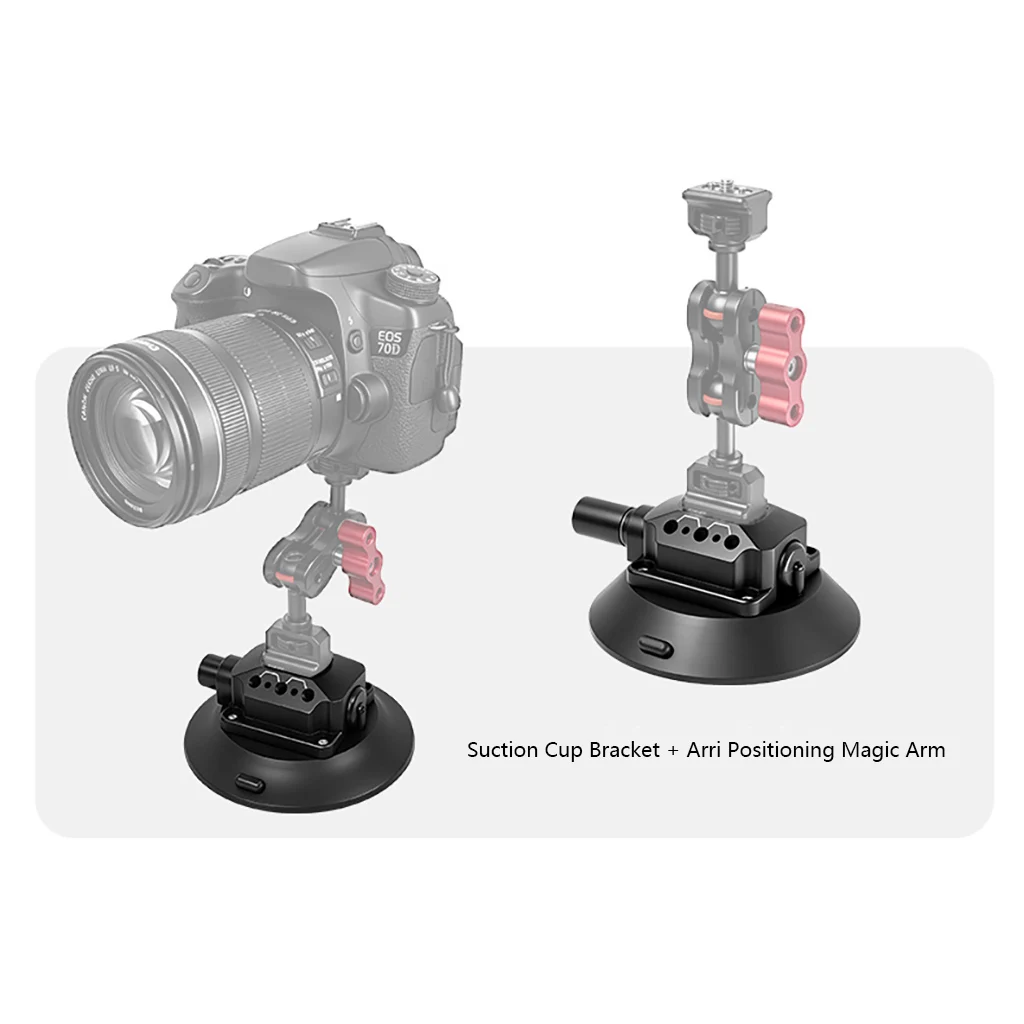 Handpumpen-Vakuum-Saugnapfhalterung für GoPro LED Auto-Lampen-Stabilisator SLR-Kamera Handy Auto-Fenster Windschutzscheiben-Halterung – Detail 13