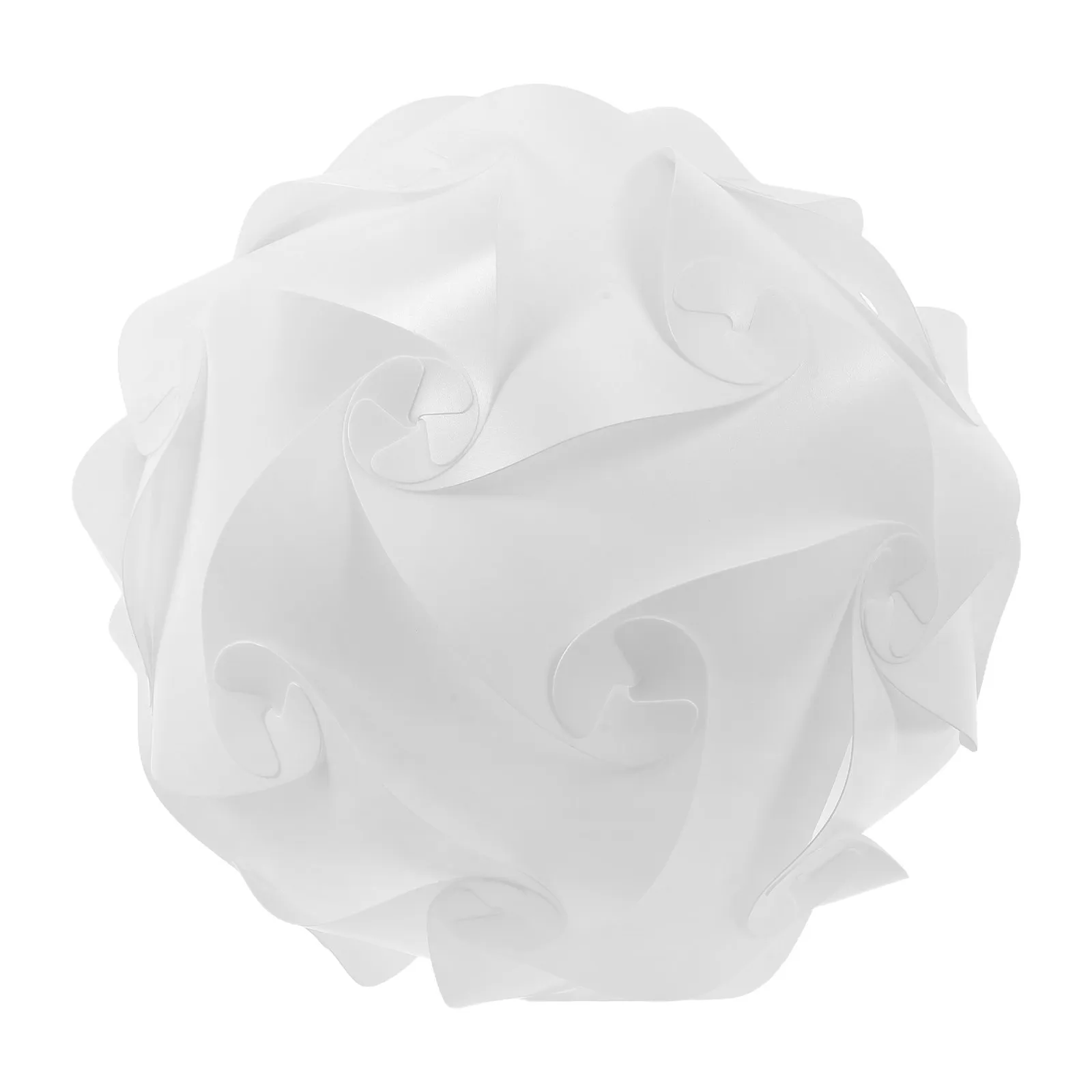 30Pcs Creative Ball Pendant Lamp Shade DIY Plastic Kit Easy Assemble for Chandelier Decorative Lighting in Home Office Garden