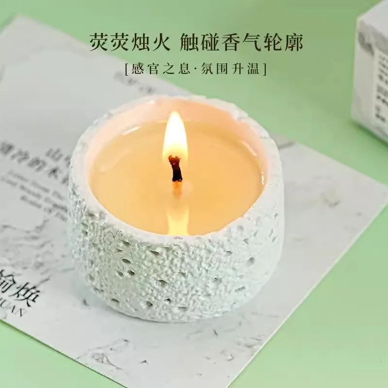 Aromatherapy candles, ambiance candles, Lengshan series cement cup aromatherapy candles, ambiance decorative items