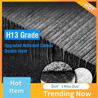 For Xiaomi F1 Hepa Filter Replacement H13 Filter For Xiaomi Mi Mijia Air Purifier F1 Activated Carbon Filter Easy Install Purple