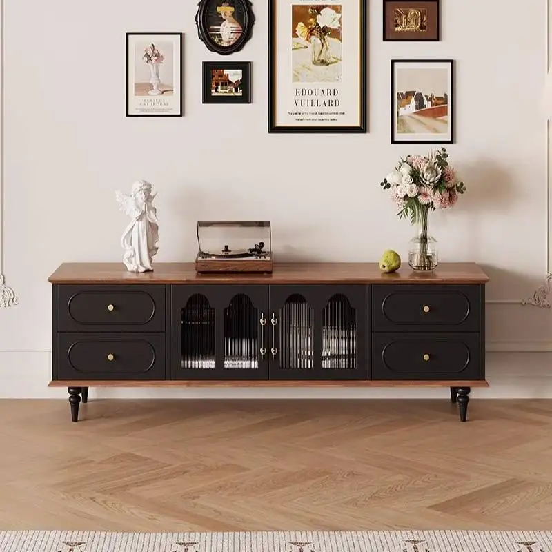 

Classic Natural Tv Cabinet Hidden Hiding Simple Modern Luxury Tv Cabinet Nordic Storage Black Muebles Para Hogar Furniture Home