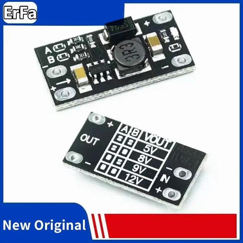 Mini DC-DC Boost Step Up Converter 3V 3.2V 3.3V 3.7V 5V 9V to 12V Voltage Regulator PCB Board Module can set 5V/ 8V/ 9V