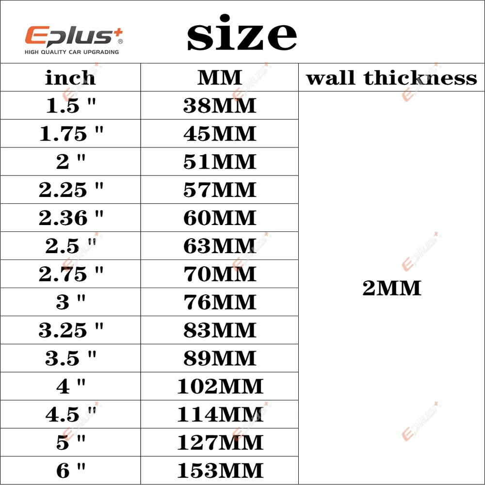 Eplus Auto V-Band-Klemme aus Edelstahl 304, Turbo-Auspuffrohr, V-Band-Klemme, männlich, weiblich, Flansch, V-Klemme-Kits, universell