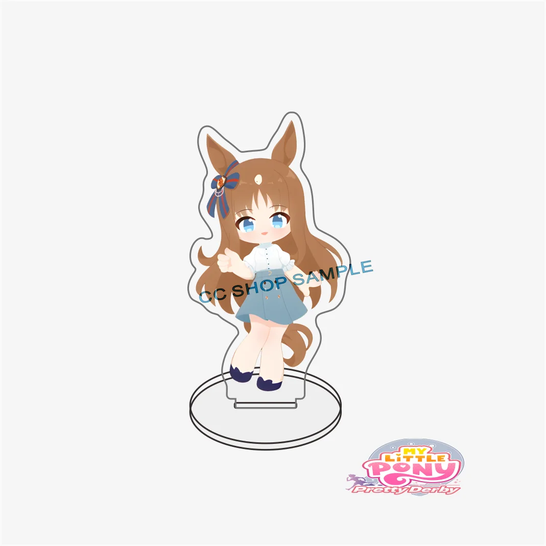 Anime Uma Musume Pretty Derby Acrylic Keychain Tachyon Opera O Cafe Oguri Cap Kitasan Figures Stand Model Plate Cos Decor Gift