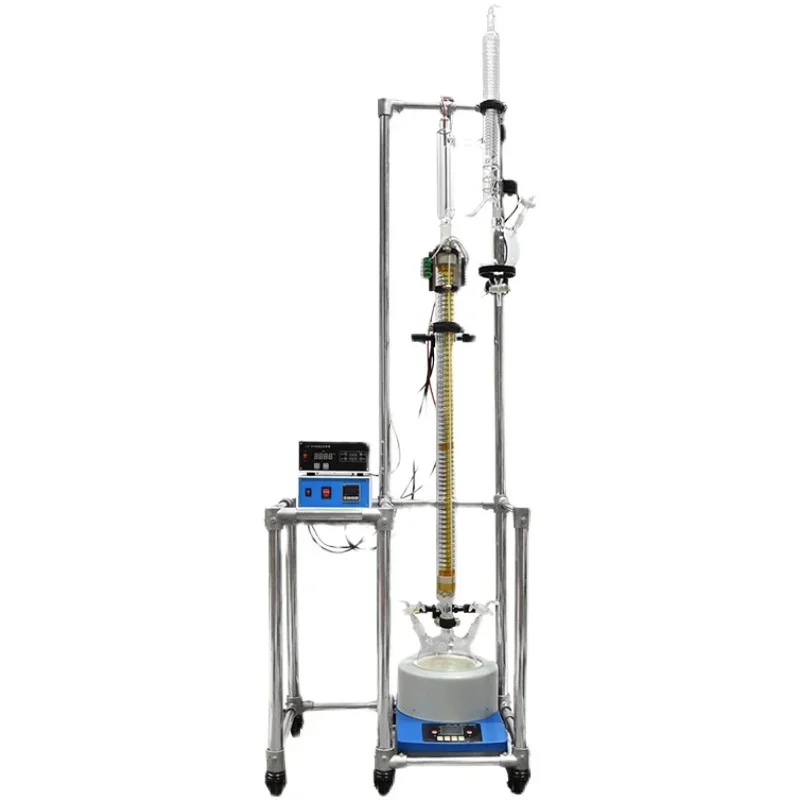 

Glass distillation column Laboratory distillation column Magnetic stirrer kettle and purification