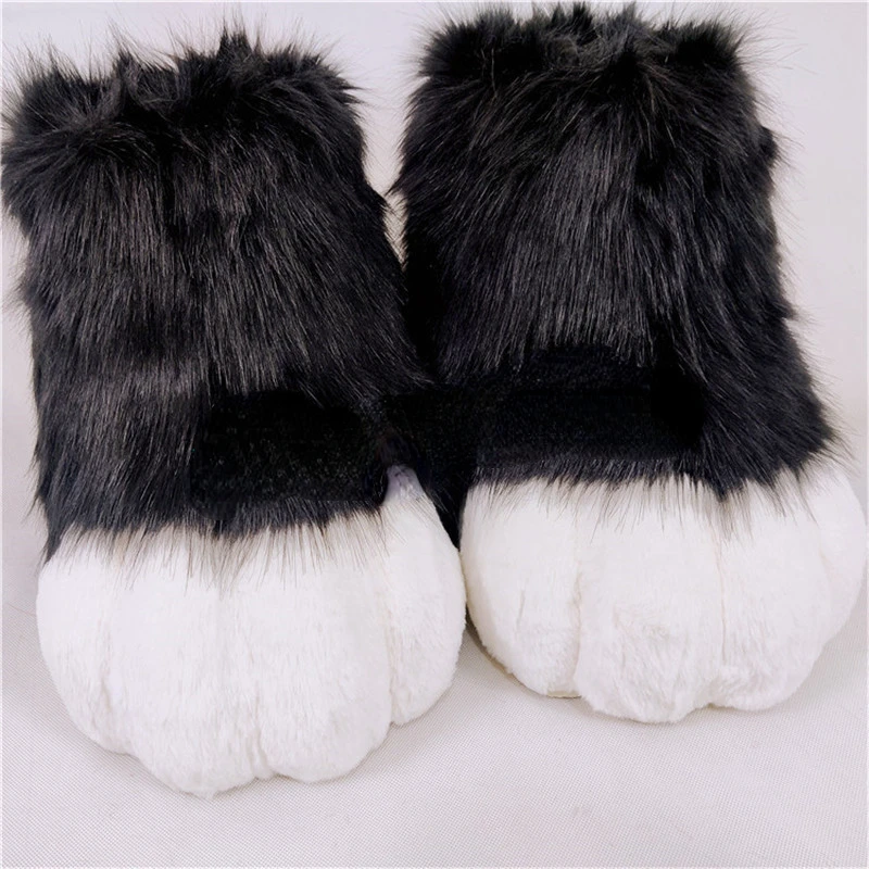 Animal Claw Brand New Black White Fur Set Cosplay Wildfoot Nail Set Clothing Accessories Customization