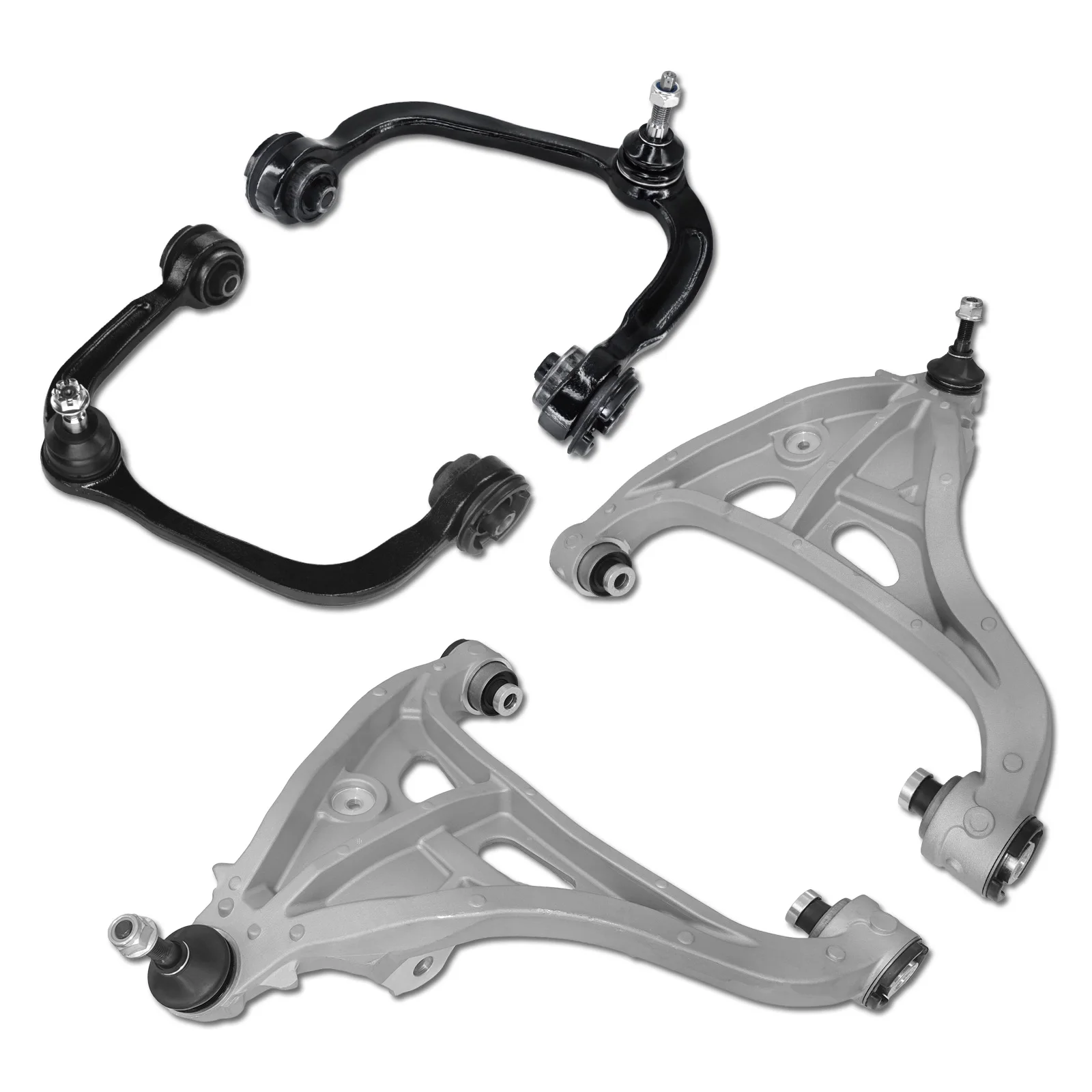 TOPICKSAP 4Pcs Front Upper/Lower Control Arm w/Ball Joint for Ford F-150/Lincoln Mark LT 2004-2008 BL3Z3085A E9SZ3084A