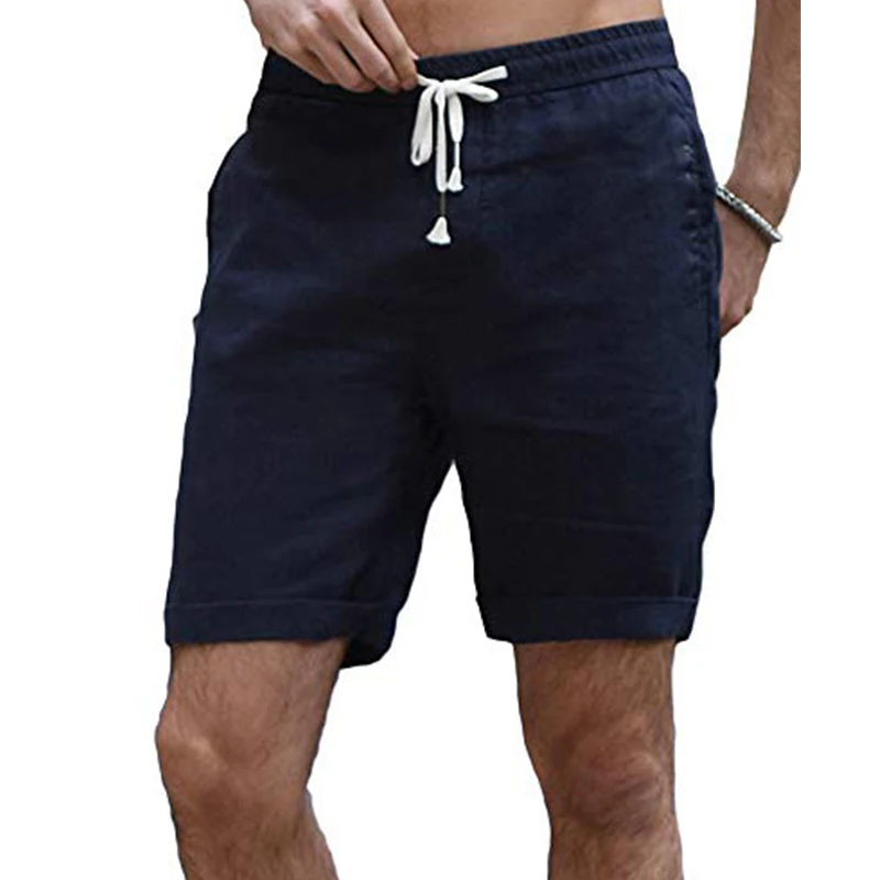 Pantalones cortos deportivos informales para hombre, Pantalón corto con cordones para entrenamiento físico y correr, ropa deportiva, pantalones de entrenamiento, nueva moda 2022