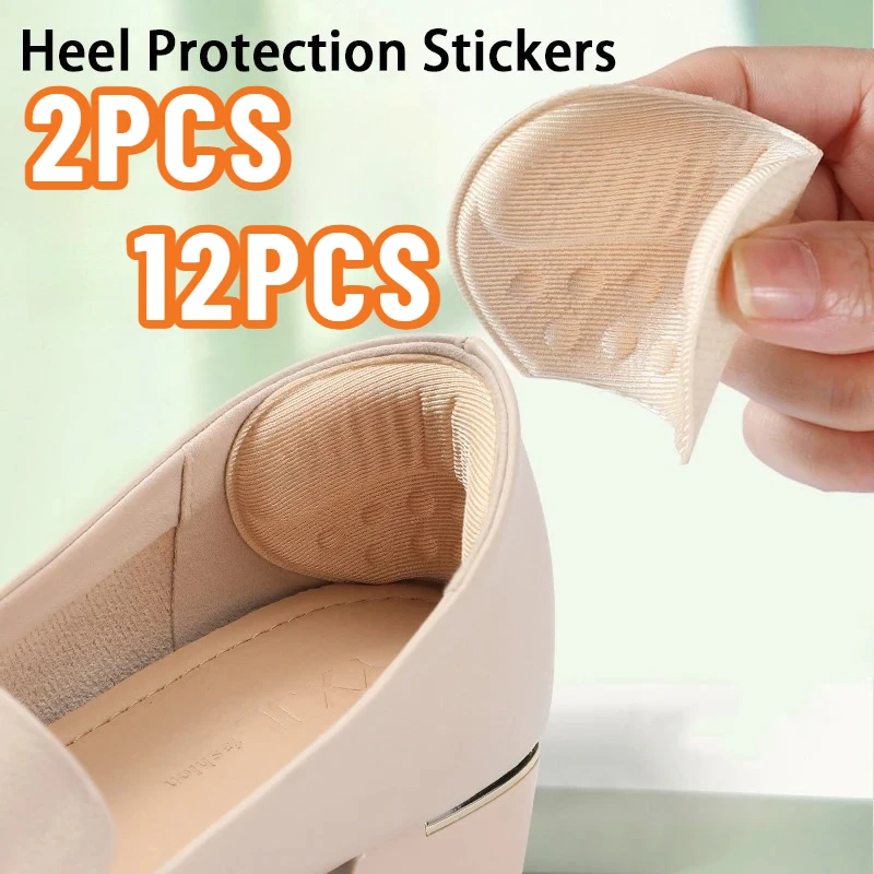 12PCS Shoe Pads for High Heels Anti-wear Foot Pads Heel Protectors Womens Shoes Insoles Anti-Slip Adjust Size Shoes Accessories