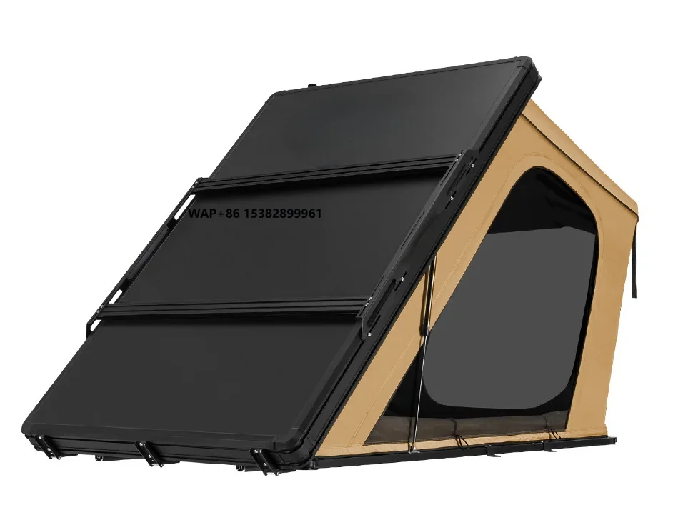 

Custom Aluminum Hard Shell Car Roof Top Tent Canvas Folding Camping Truck Rooftop Tent for SUV for Outdoor Tente Camping