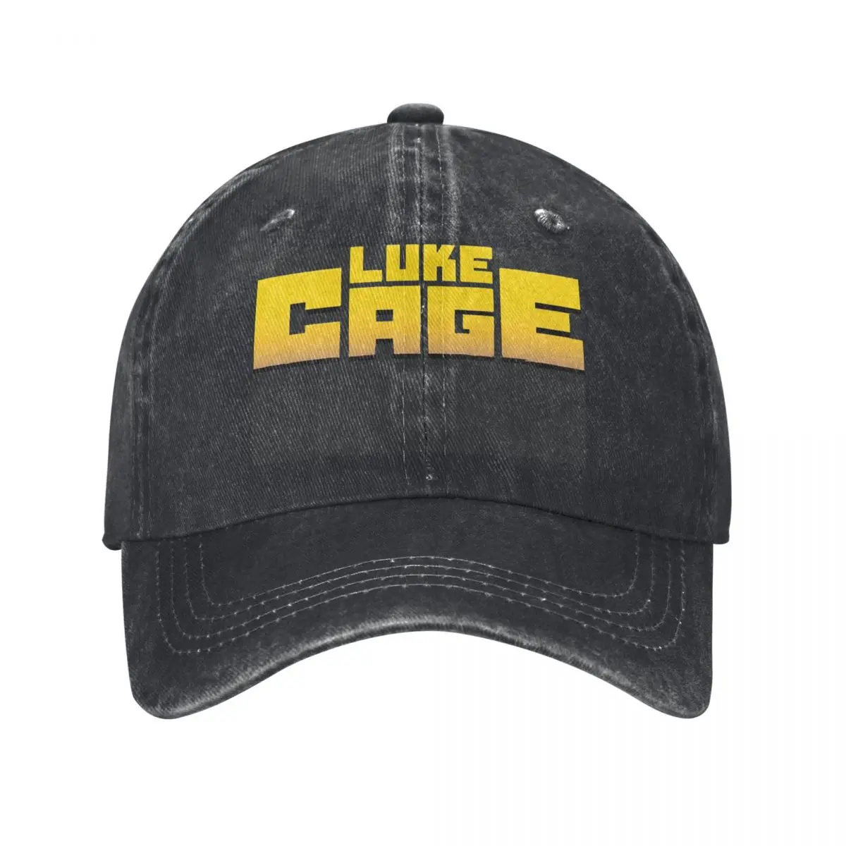 Pure Color Dad Hats Logo Women's Hat Sun Visor Baseball Caps Marvel Luke Cage Peaked Cap