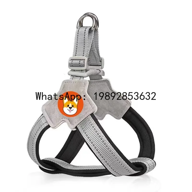 

PYJ dog leash, chest-back dog chain, medium and small dog leash - 2 pcs