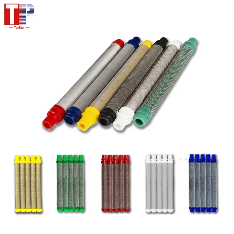 5pcs-10PCS 30-200 Mesh Airless Paint Parts Filter Paint Spraygun Filter Reduces Nozzle Clogging Spraying Machine Accessories