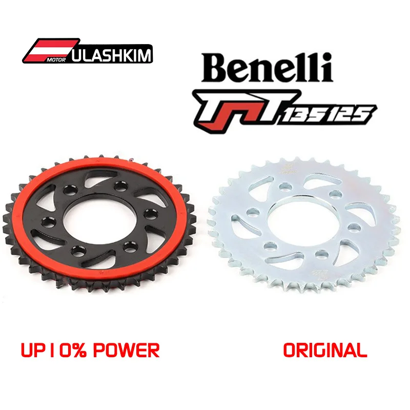 TNT135 Motorcycle Racing Drive Oil Chain For Benelli Tnt125 Tnt135 tnt 125 135 Drive Chain Up 10% Power TNT125