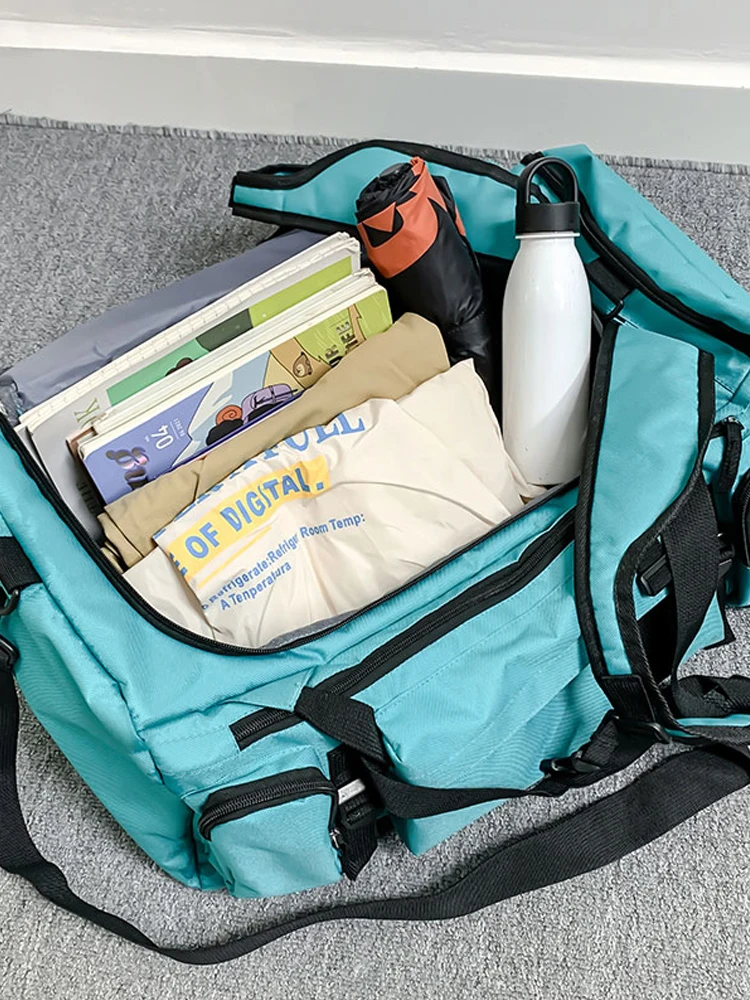 Borsa a tracolla doppia Bapa da viaggio per sci di grande capacità da uomo Borsa a tracolla singola a spalla Borsa per allenamento sportivo Borsa per fitn bagnata...