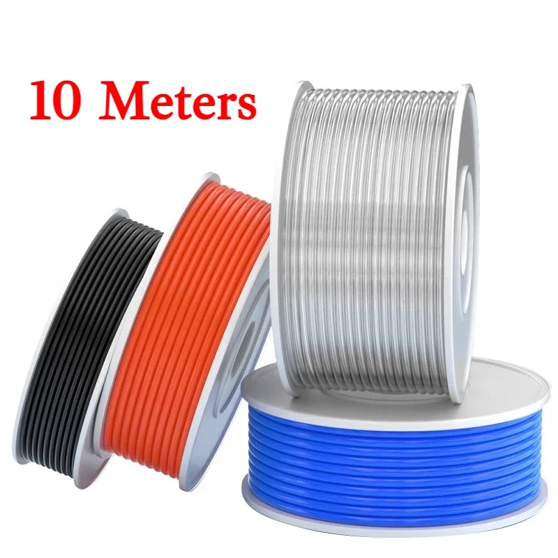 10 Meters 4x2.5mm 6x4mm 8x5mm 10x6.5mm 12x8mm 14x10mm 16x12mm Pu Tube Pneumatic Flexible Compressed Air Hose Air Fuel Oil