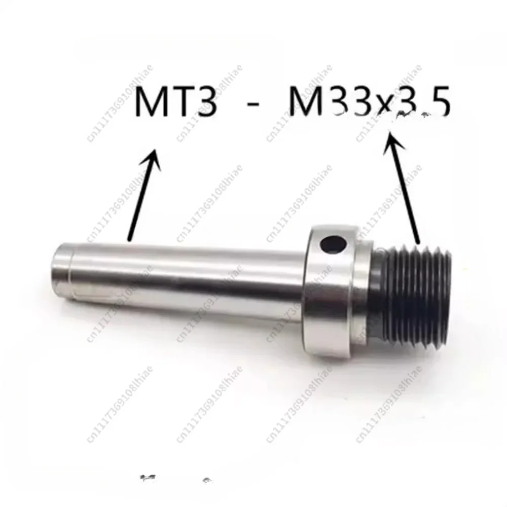 Lathe flange connecting plate spindle MT3-M33X3.5