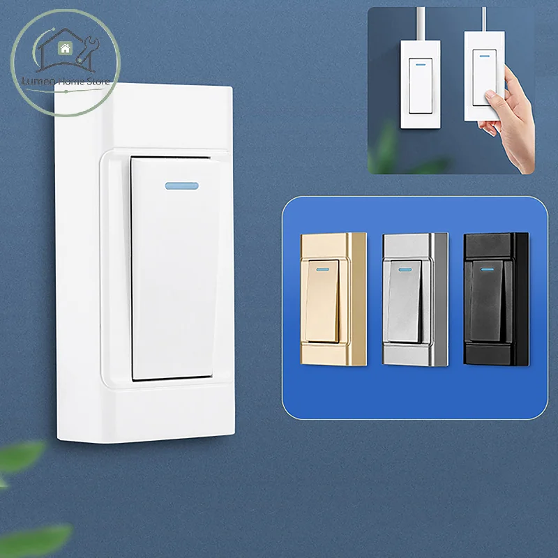 1Pc 1 Gang 2 Way Surface Mount Switch Wire Hanging Installation Bedside On/Off Control Lamp Panel Wall Light Switch