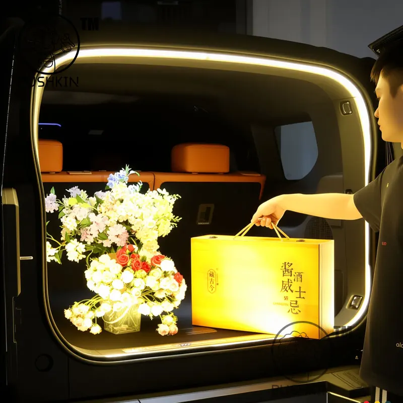 For Chery Jetour G700 2025 2026 Rear Trunk LED Light Bar Strip Trunk Interior Brightening Decorative Lamp Strip Automatic Light