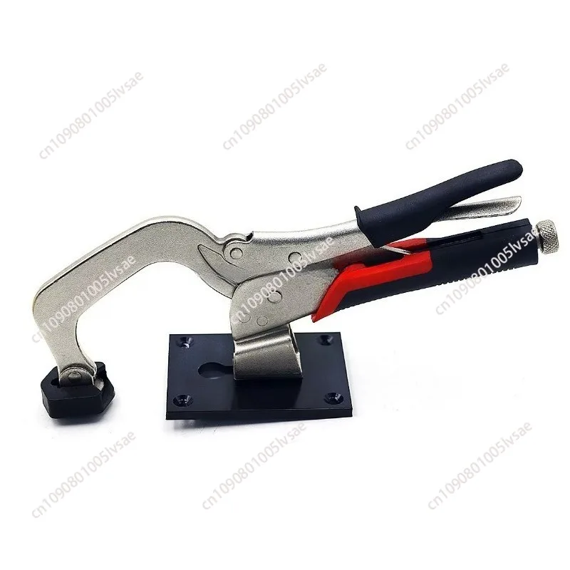 Woodworking Adjustable Rotary Carpentry Fixing Clamp 75mm High Clamping Force 360° Rotation Fits 8.3mm T Track view 3