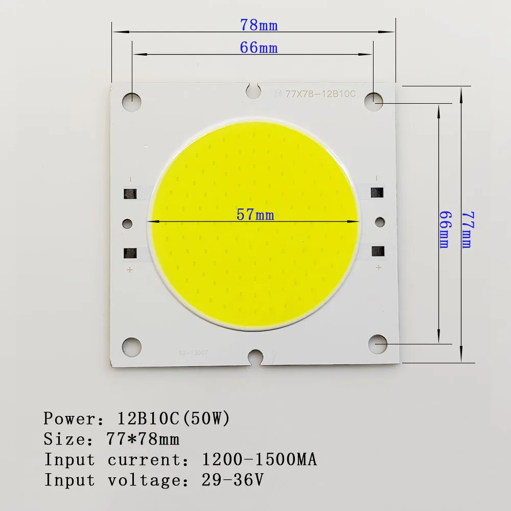 LED Chip Beads 50W 29-36V 140-160V Backlight Diode Lamps Cold White Warm White LED Matrix For DIY LED Flood Light Bulbs 7778Chip