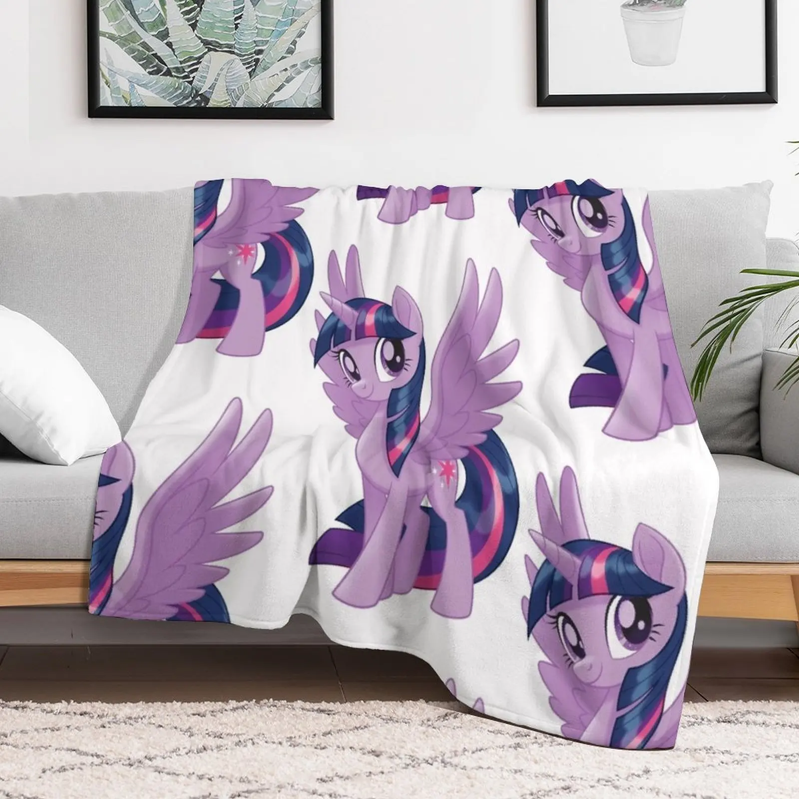 Twilight Sparkle Throw Blanket Luxury St manga Blankets