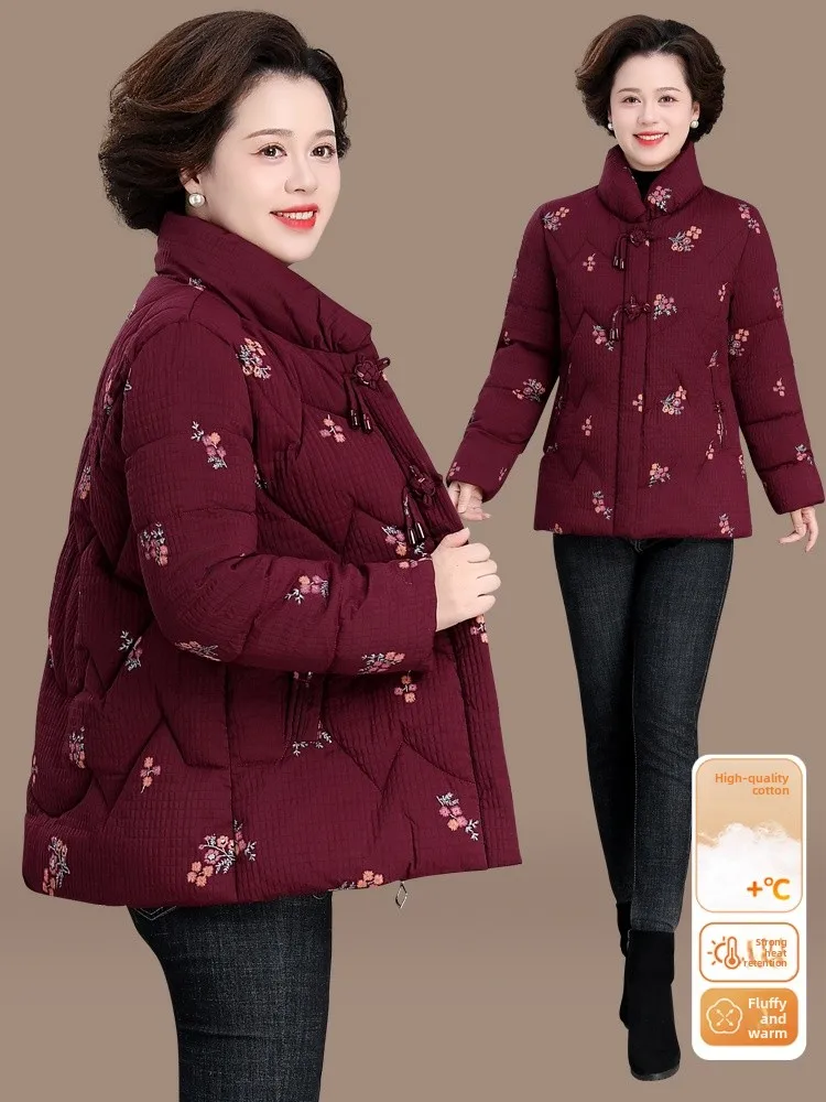 

Утепленная хлопковая куртка для женщин: зимнее теплое пальто с капюшоном, альтернатива пуховому, модный свободный крой, повседневная одежда