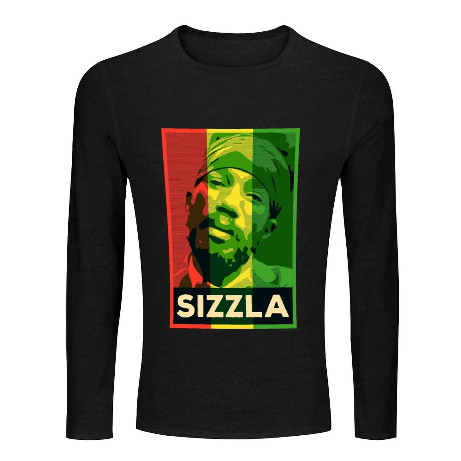 Reggae Legends Sizzla Kalanji RASTA Famous Jamaican Reggae Musician Long T-Shirt boys t shirts tops plain t shirts men