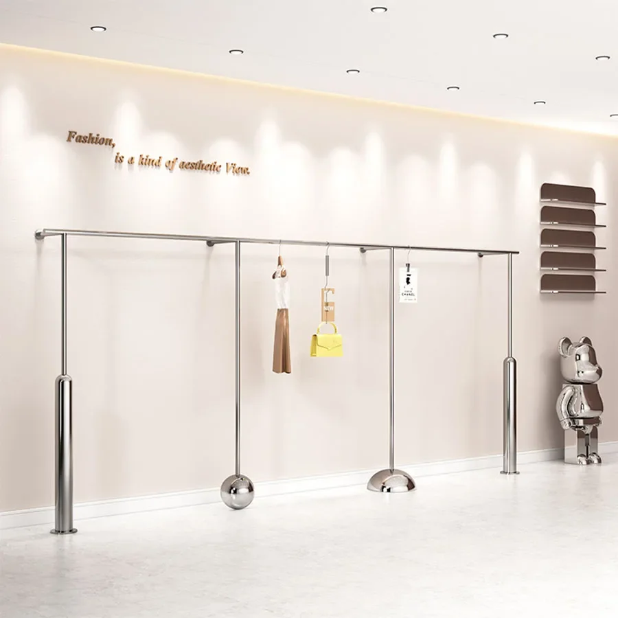 Postmodern Luxury Cloth Racks Women Men Kids Clothing Shop Display Boutique Anti Slip Clothes Hanger Elegant Cabeceros Modern Fu