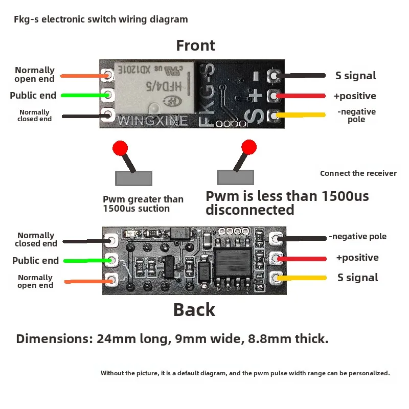 1 PCS FKG-S Modelo Interruptor Eletrônico de Relé de Aeronave