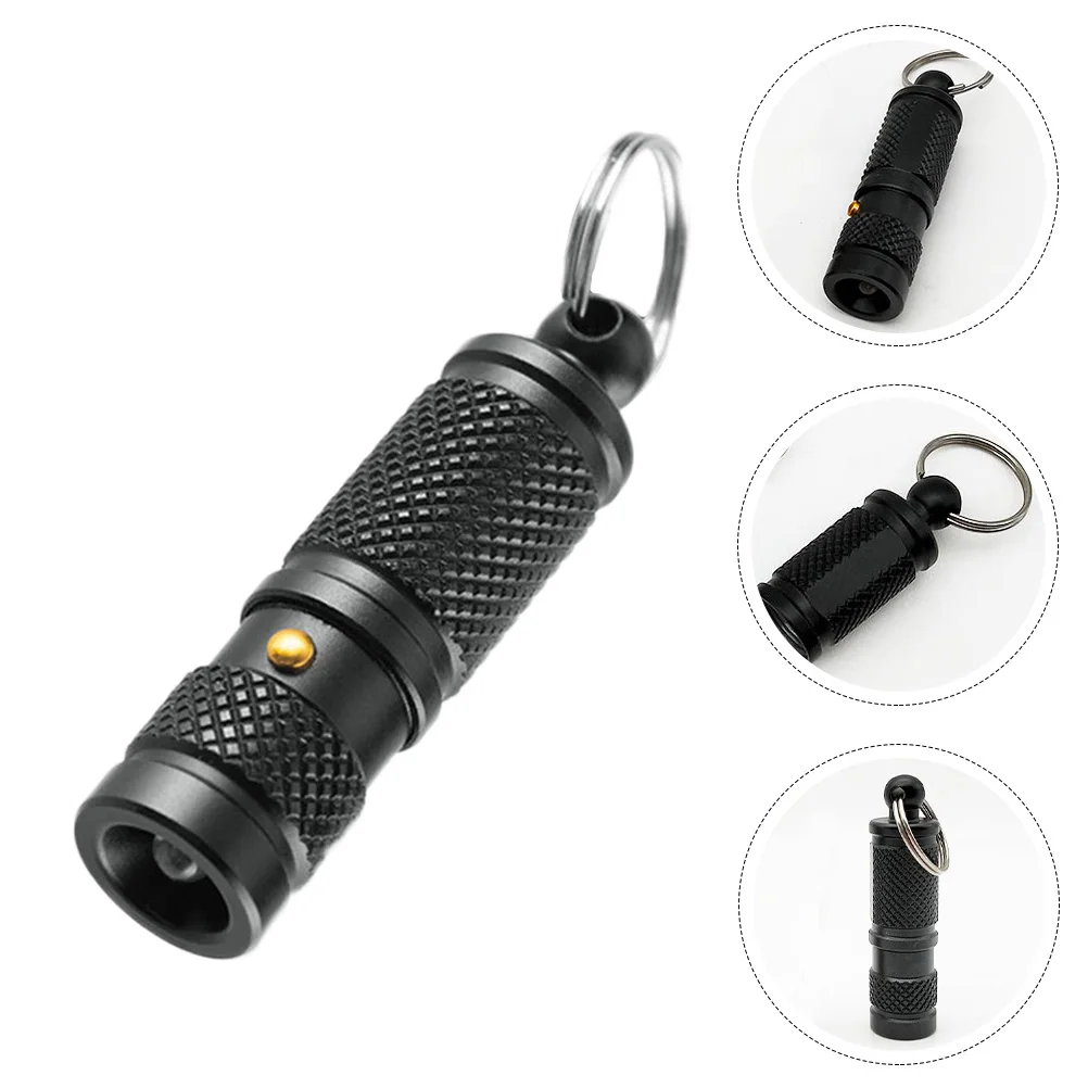 1Pcs Mini Flashlight Long-Range USB Rechargeable Aluminum Alloy Keychain Portable Outdoor Camping LED Mini Flashlight