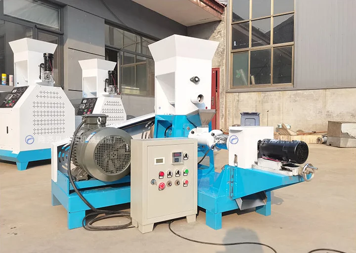 Extruder fish feed making machine fish food processing equipment extruder machine pet food used floating fish feed machine