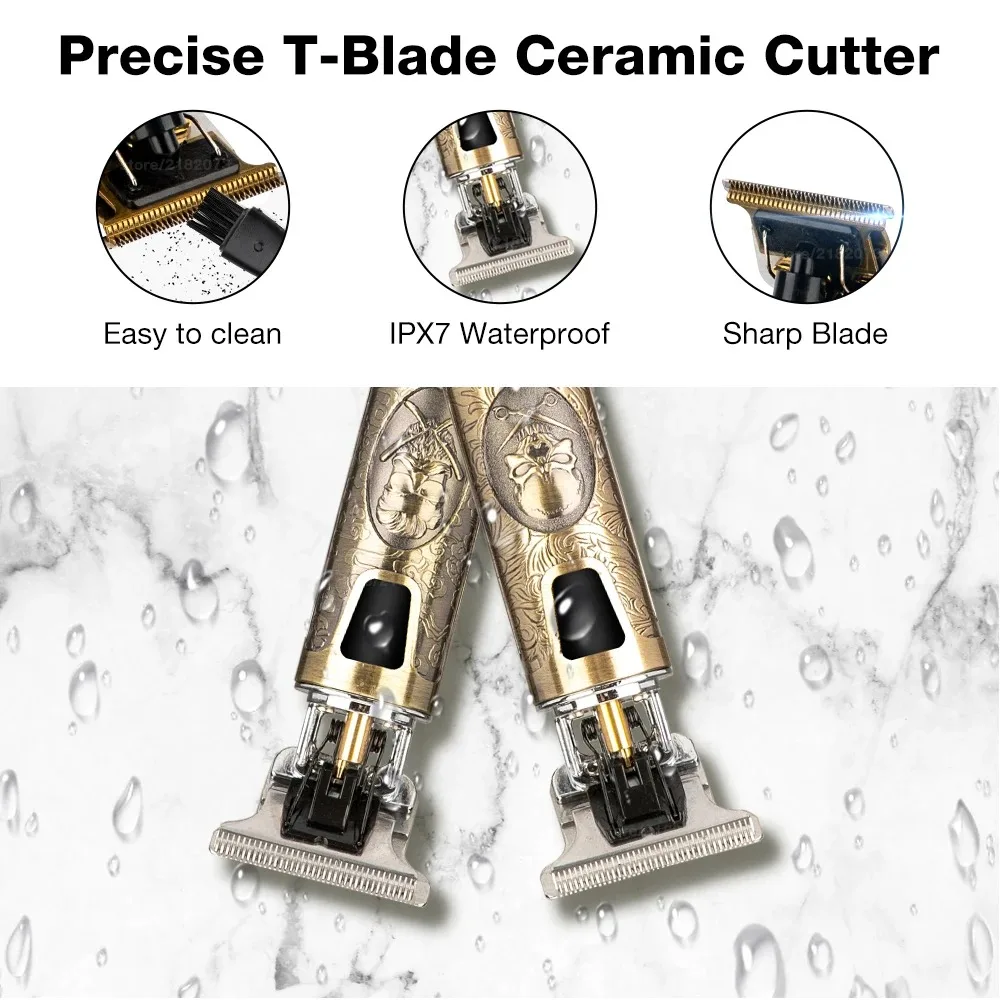 T9 Electric Hair Clipper Hair Trimmer For Men Rechargeable Electric Shaver Beard Barber Hair Cutting Machine For Men Hair Cut - view 3