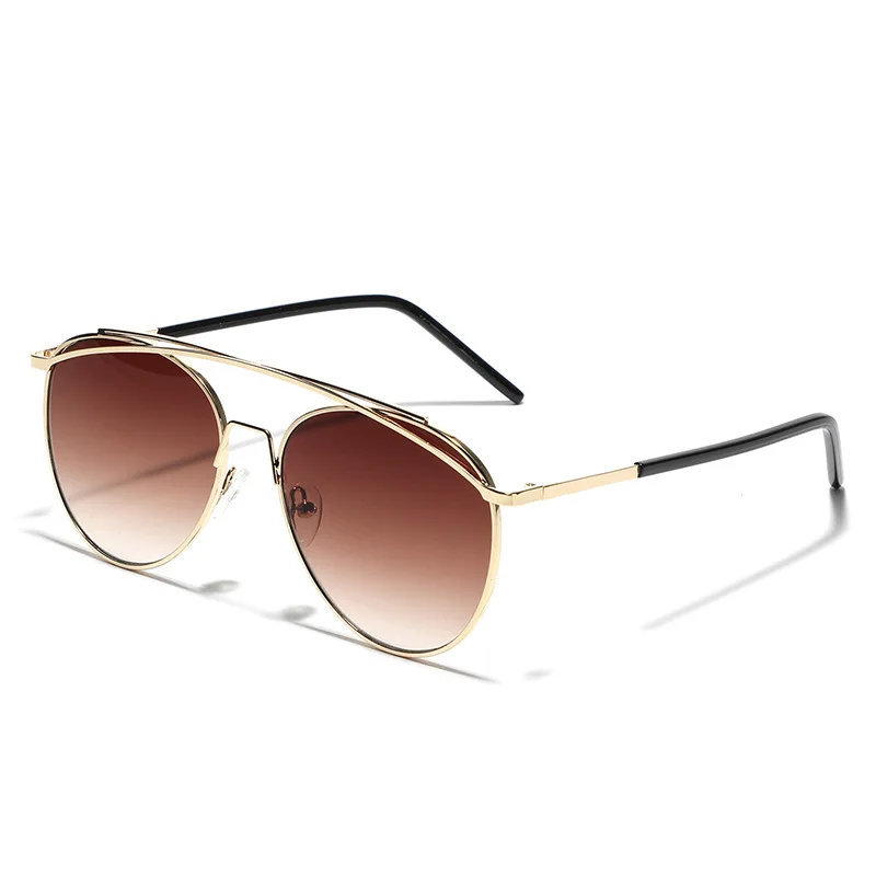 Nieuwe Stijl Zonnebril Mannen Vrouwen Legering Frame Ronde Vorm Mannelijke Vrouwelijke Zonnebril Hoge Kwaliteit Zonnebril Voor Vrouwen