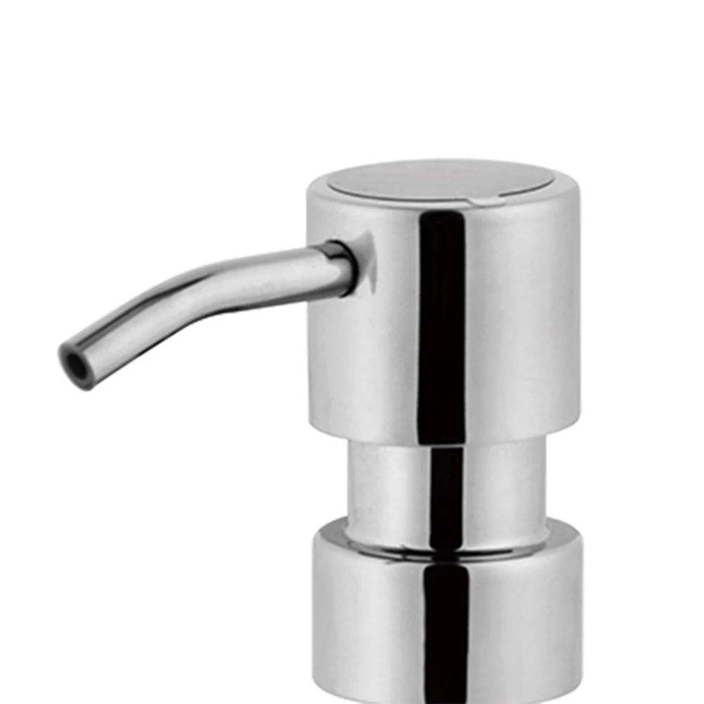 

2 Pcs Stainless Bottle Spray Head Soap Dispenser Pump Replacement Lotion Liquid Dispensers