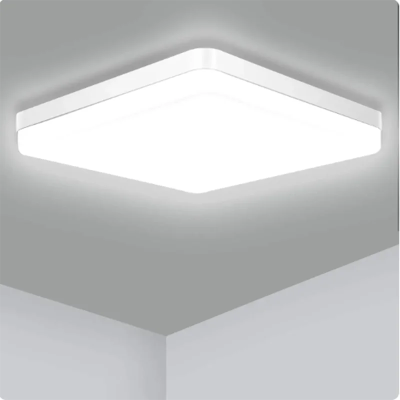 Square LED Ceiling Light Bedroom 48W 36W 24W 18W LED Ceiling Lamp Office Kitchen Modern Home Decoration Indoor Light Fixture