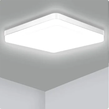 مربع LED ضوء السقف غرفة نوم 48 واط 36 واط 24 واط 18 واط LED مصباح السقف مكتب المطبخ ديكور المنزل الحديث تركيب المصابيح الداخلية