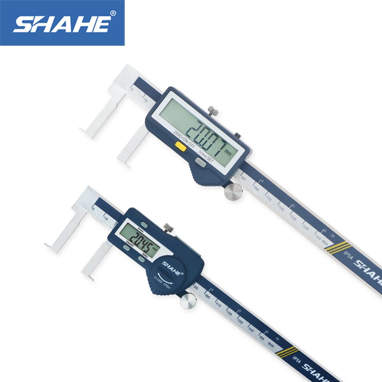

SHAHE цифровой штангенциркуль из нержавеющей стали 22-150/25-200/30-300 мм электронный цифровой штангенциркуль с внутренней канавкой и плоскими точками