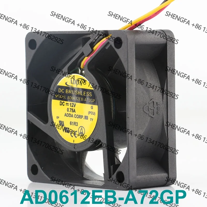 AD0612EB-A72GP inverter High air volume alarm Line power supply ADDA 24V 48V DC 12V 0.75A AC EC 6025 60x60x25 mm 6CM Cooling fan