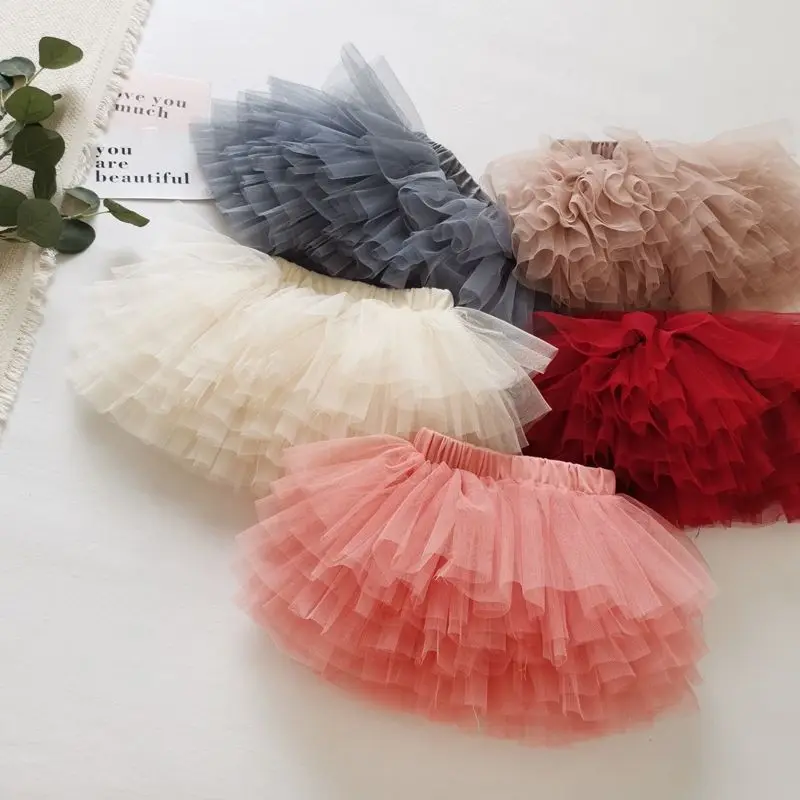 2024 New Summer Girls Kids  TuTu Cute Mini skirt Casual Comfortable Baby Clothes Children Clothing