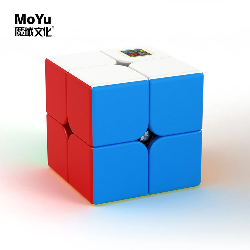 

MoYu Meilong 2x2 Magic Cube Stickerles MeiLong 2x2 Speed CubesProfession Cube Education Toy Children Gift