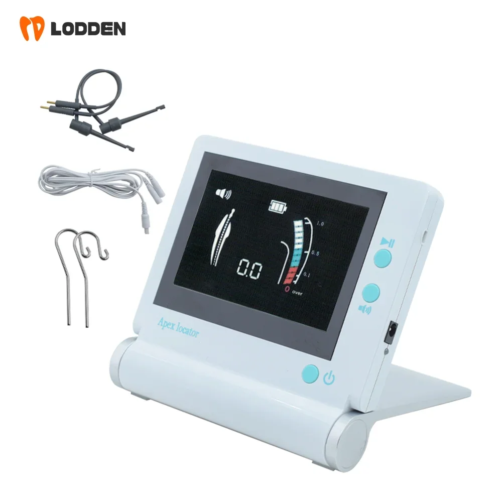 APEX-4 Dental Apex Locator Endodontic Endo Root Canal Large Screen 4.5 LCD Dentistry Instrument Length Measuring Apical Locator