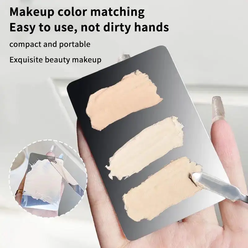 1/3/4 PCS Powder Puff and Mixing Tray Set Ideal for Liquid Foundation Application with Cosmetic Brushes
