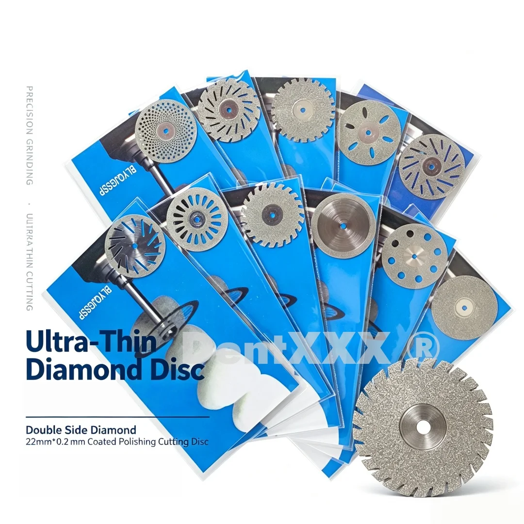 Ultradünne Doppelseitige Diamant-Schleifscheiben – 0,20mm Schneid- und Polierklingen mit 2,35mm Schaft – Detail 3