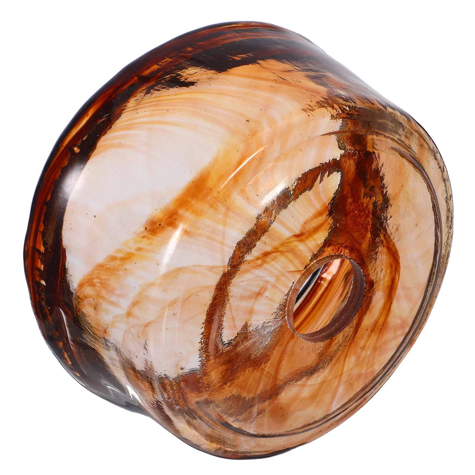 

Amber Glass Pendant Lampshade 35mm Hole Diameter Vintage Retro Style Bedroom Kitchen Counter Lighting Fixture Glass Lamp Shades