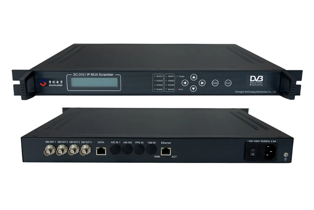 

IP Multiplexer Scrambler /IP to DVB Scrambler /UDP Multicast IP TS Scrambler