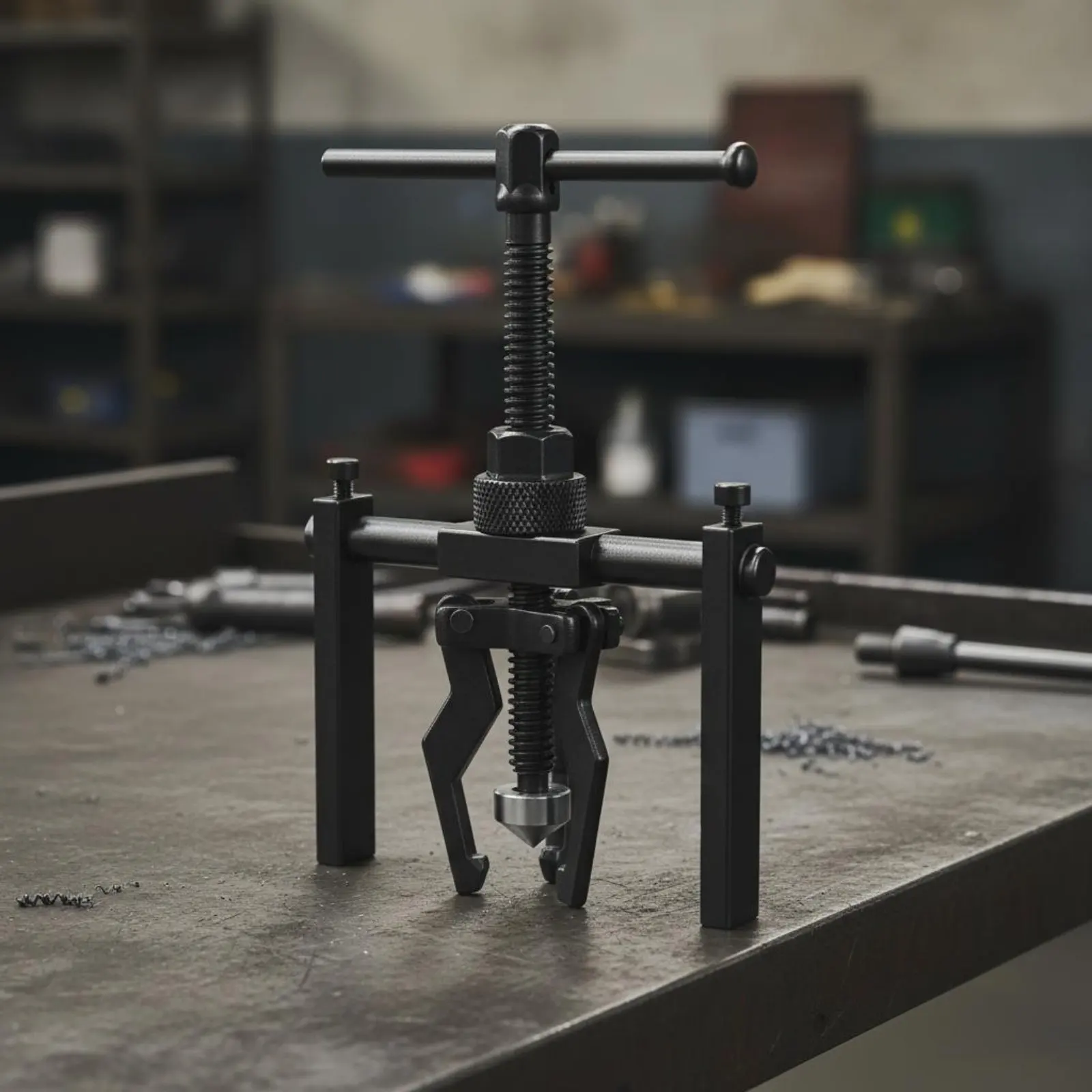 3-Jaw Internal Bearing Puller Hardened Steel Inner Bearing Puller Industrial Tool Heavy Duty High Strength for Repair Workers