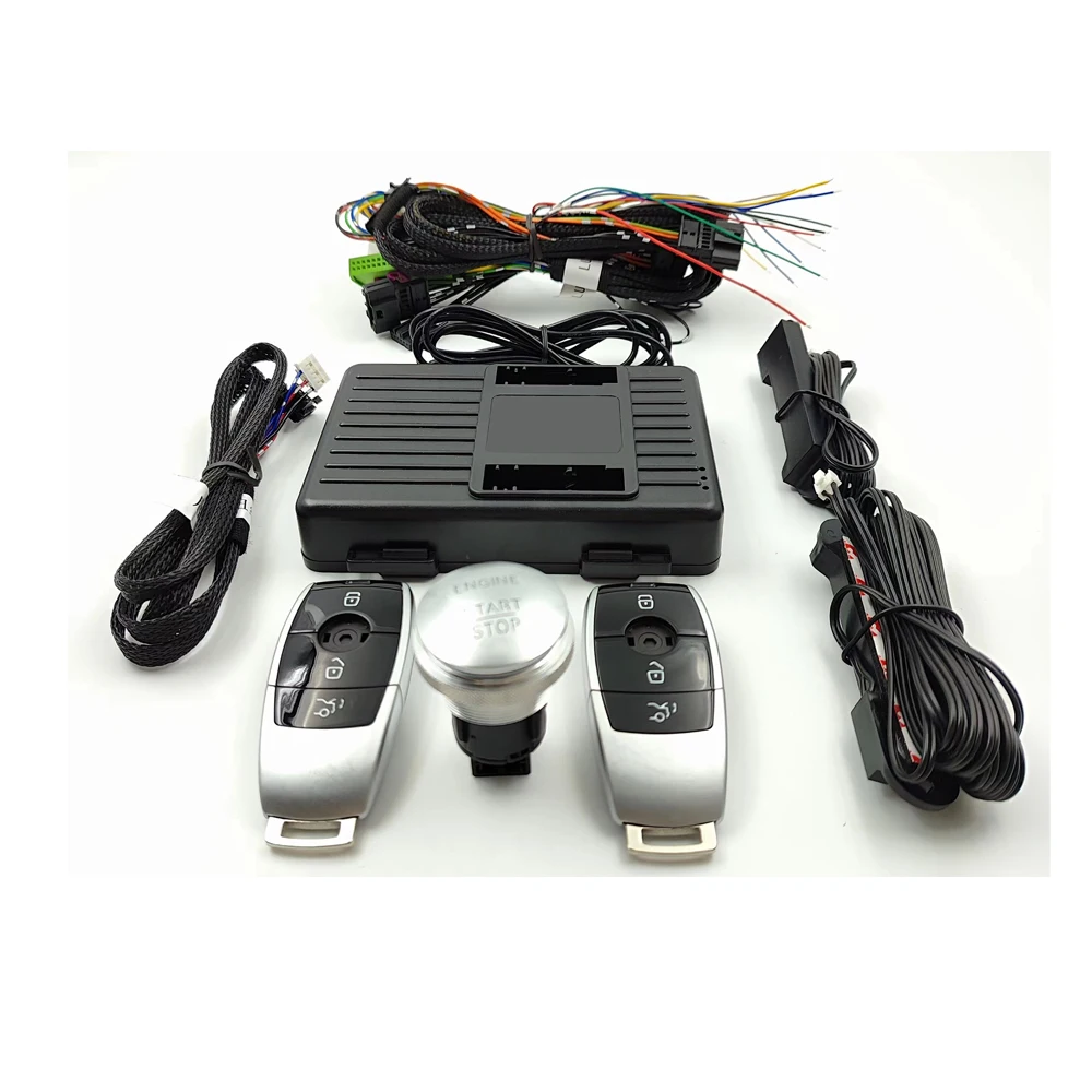 For Mercedes Benz 2006-2008 ML W164 Car Facelift Push Start Stop Remote Start Keyless Entry System New Remote Key Accessories